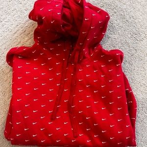 Women’s red Nike sweatshirt